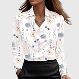 Lúcia – Blusa elegante em cetim brilhante