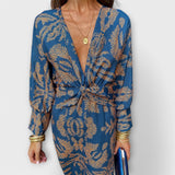 Oriana - Vestido elegante com mangas compridas