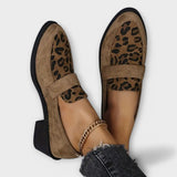 Camila - Sapatos elegantes com padrāo leopardo