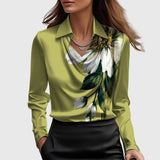 Lúcia – Blusa elegante em cetim brilhante