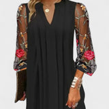 Daniela - Mini vestido elegante com decote em V